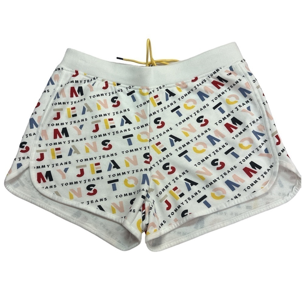Tommy Jeans Logo Graphic Cotton/Polyester   Pull-on Lounge/Sleep Shorts Small